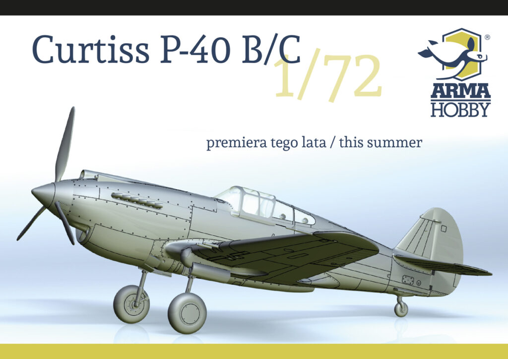 Nowa rodzina Curtiss P-40B/C 1/72 od Arma Hobby – Hawk 81, Tomahawk II i P-40B/C