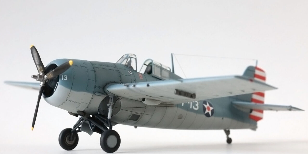 F4F-3 Wildcat 1/72 – A Quick Build from Test Shots