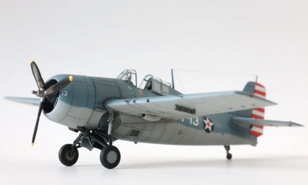 F4F-3 Wildcat 1/72 – A Quick Build from Test Shots