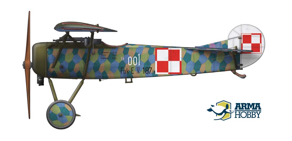 Fokker E.V – malowania z zestawów Expert i Junior