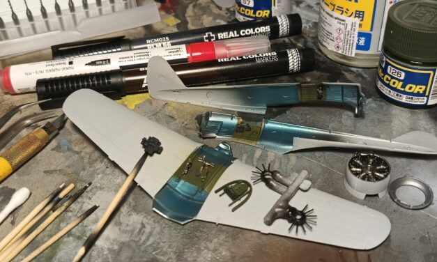 Assembling the Ki-43 Hayabusa model – a mini tutorial