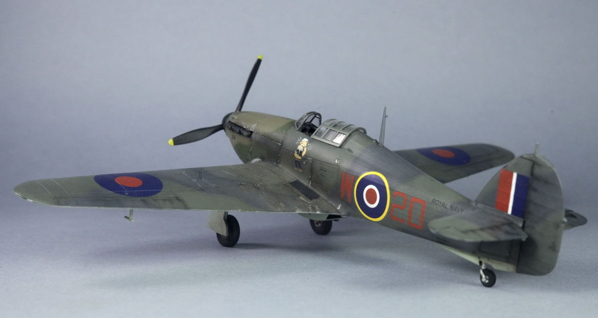 A Hurricane Mk.I in Royal Navy Colours