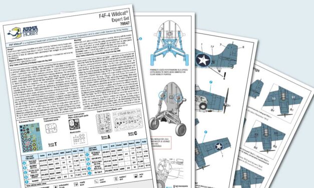 F4F-4 Wildcat Expert Set – assembly instruction