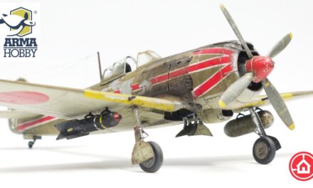 Ki-84 Hayate – video-build by Scale Model  Shed