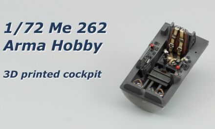 Me 262 – malowanie kokpitu 3D krok po kroku. Nowy film R-Miniatures
