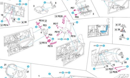 P.11c w 1/48: cockpit assembly – step by step