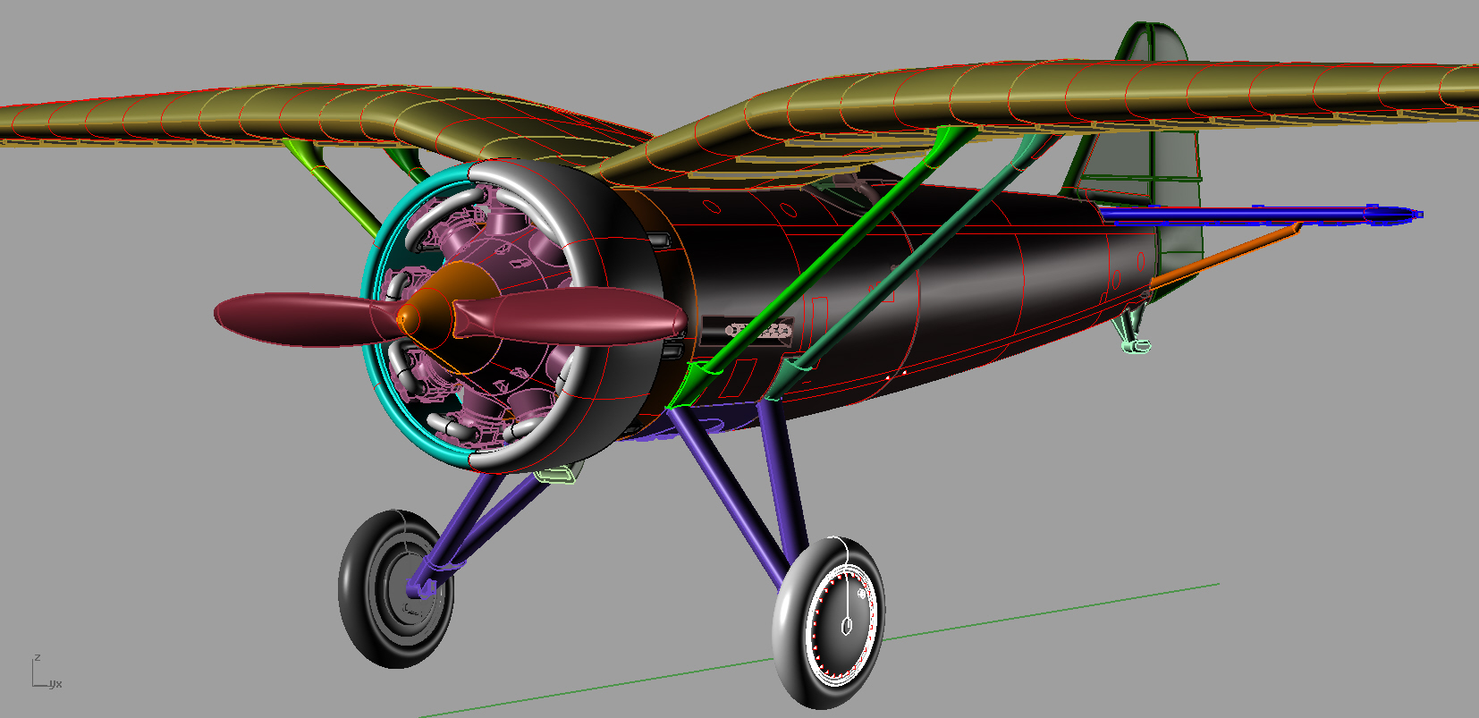 PZL P.7A 3D Print (3D Polish Wings) 1:32 - Works in Progress