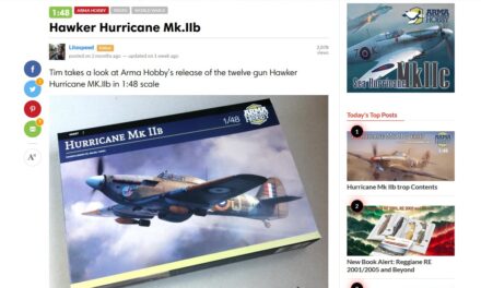 Hurricane Mk IIb 1/48 – recenzja Tima Hattona/Aeroscale.net