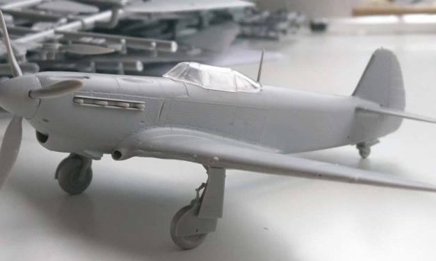 Yak-1b model test shots